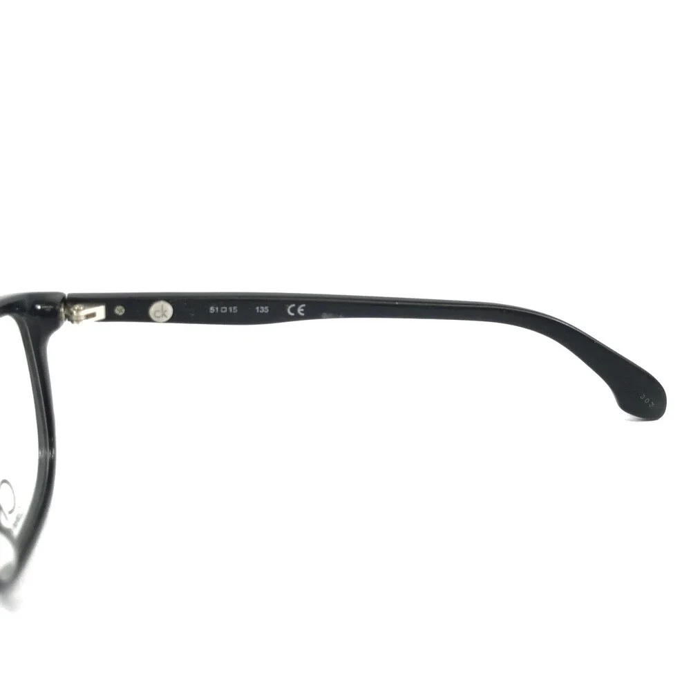Calvin Klein Eyeglasses Frame ck5769 001 Black Silver Cat Eye Full Rim 51-15-135